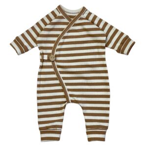 Overslagboxpakje strepen ribtricot