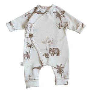 Overslagboxpakje jungle taupe