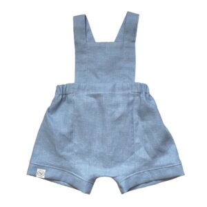 Tuinbroekje linnen blauw