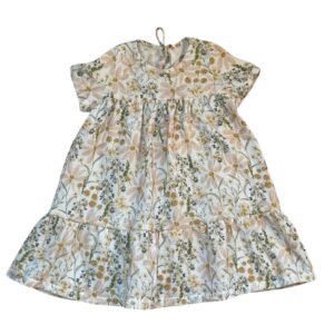 Hydrofiel jurk veldbloemen bio