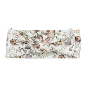 Knoop haarband vintage bloemen