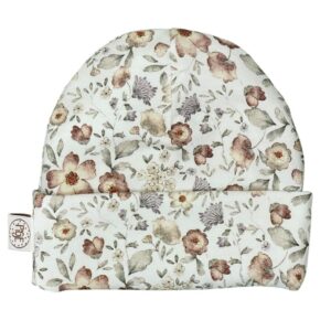Baby mutsje vintage bloemen
