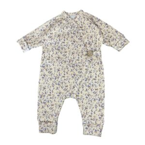 Overslagboxpakje blauwe bloemetjes