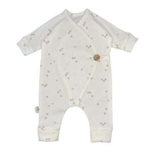 Overslagboxpakje hartjes beige