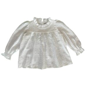 Blouse katoen dobby ruit