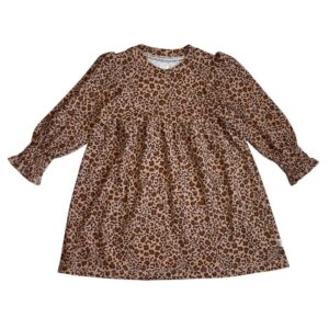Tricot jurkje panter rib