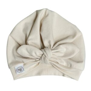 Turban mutsje bio naturel