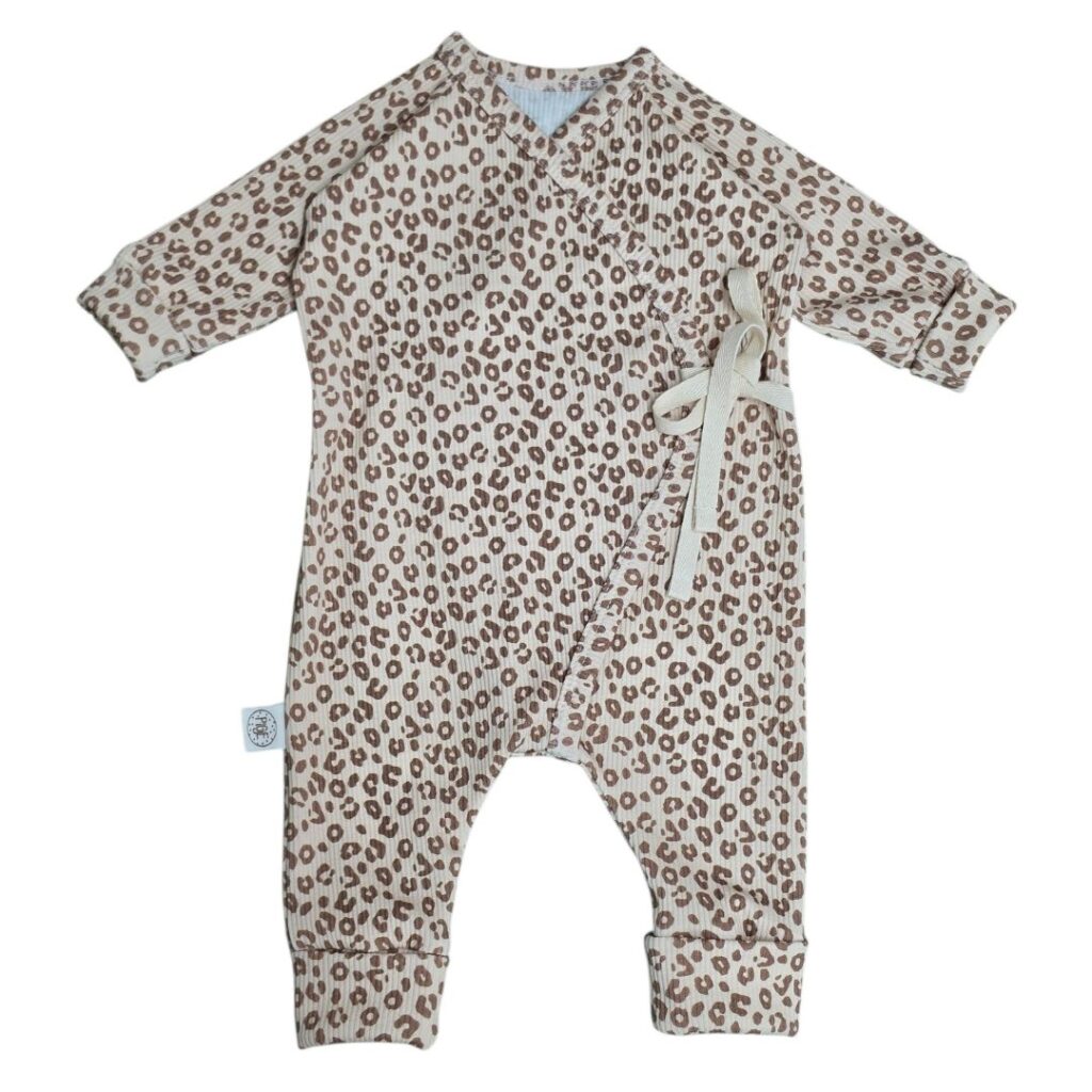 Overslagboxpakje ribtricot panterprint